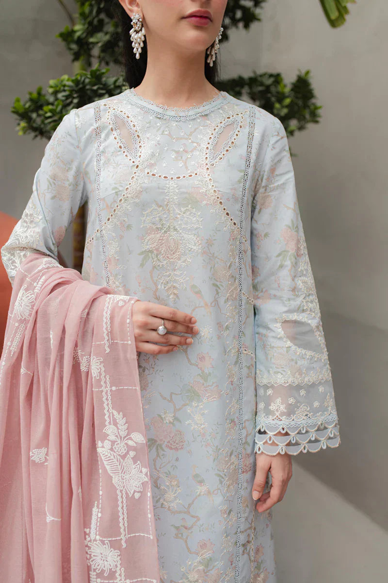 Qalamkar | Q Line Lawn Collection | JK-06 OCTAVIA