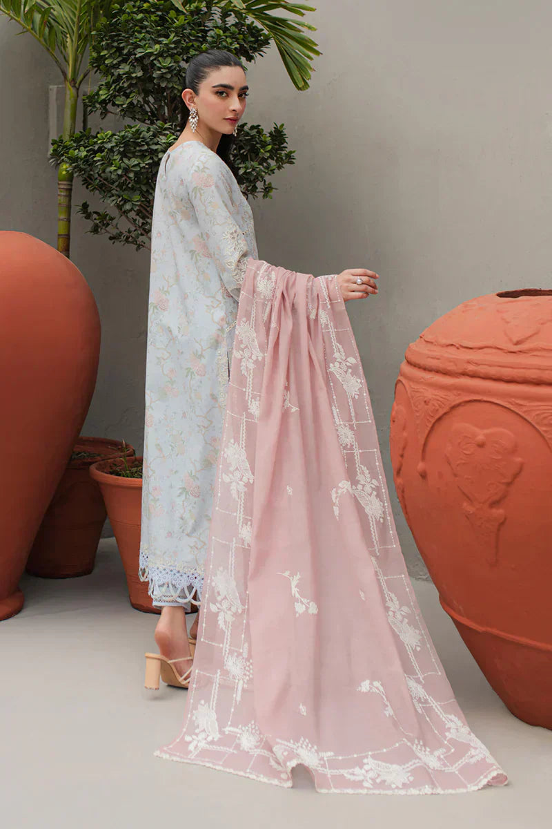 Qalamkar | Q Line Lawn Collection | JK-06 OCTAVIA by Designer Qalamkar - House of Maryam - Pakistani Designer Ethnic Wear in {{ shop.shopifyCountryName }}