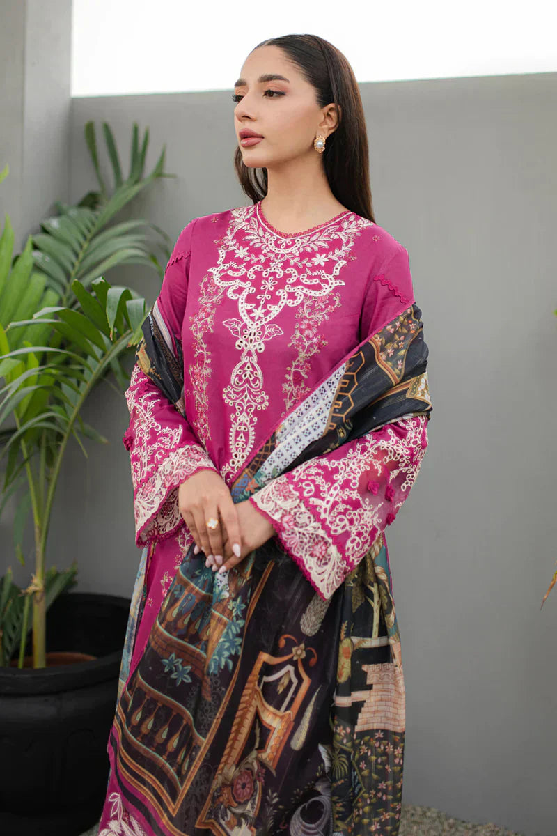 Qalamkar | Q Line Lawn Collection | JK-16 SERAPHINA