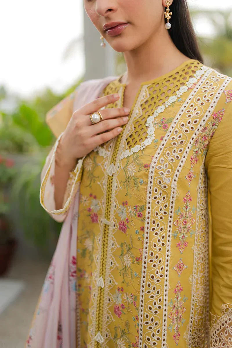 Qalamkar | Q Line Lawn Collection | JK-15 MIEL