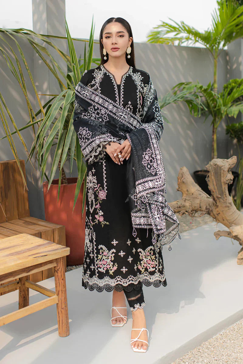 Qalamkar | Q Line Lawn Collection | JK-09 EVADNE by Designer Qalamkar - House of Maryam - Pakistani Designer Ethnic Wear in {{ shop.shopifyCountryName }}