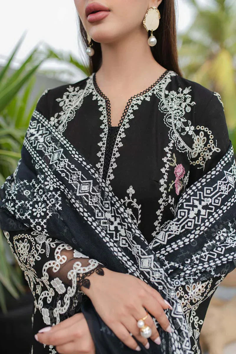 Qalamkar | Q Line Lawn Collection | JK-09 EVADNE