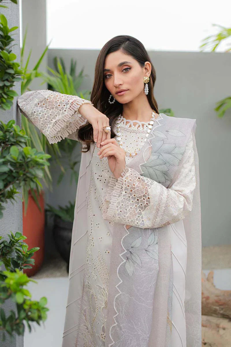 Qalamkar | Q Line Lawn Collection | JK-08 AURELIA