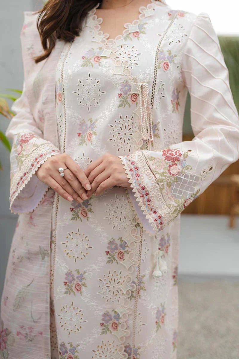 Qalamkar | Q Line Lawn Collection | JK-13 OPALINE