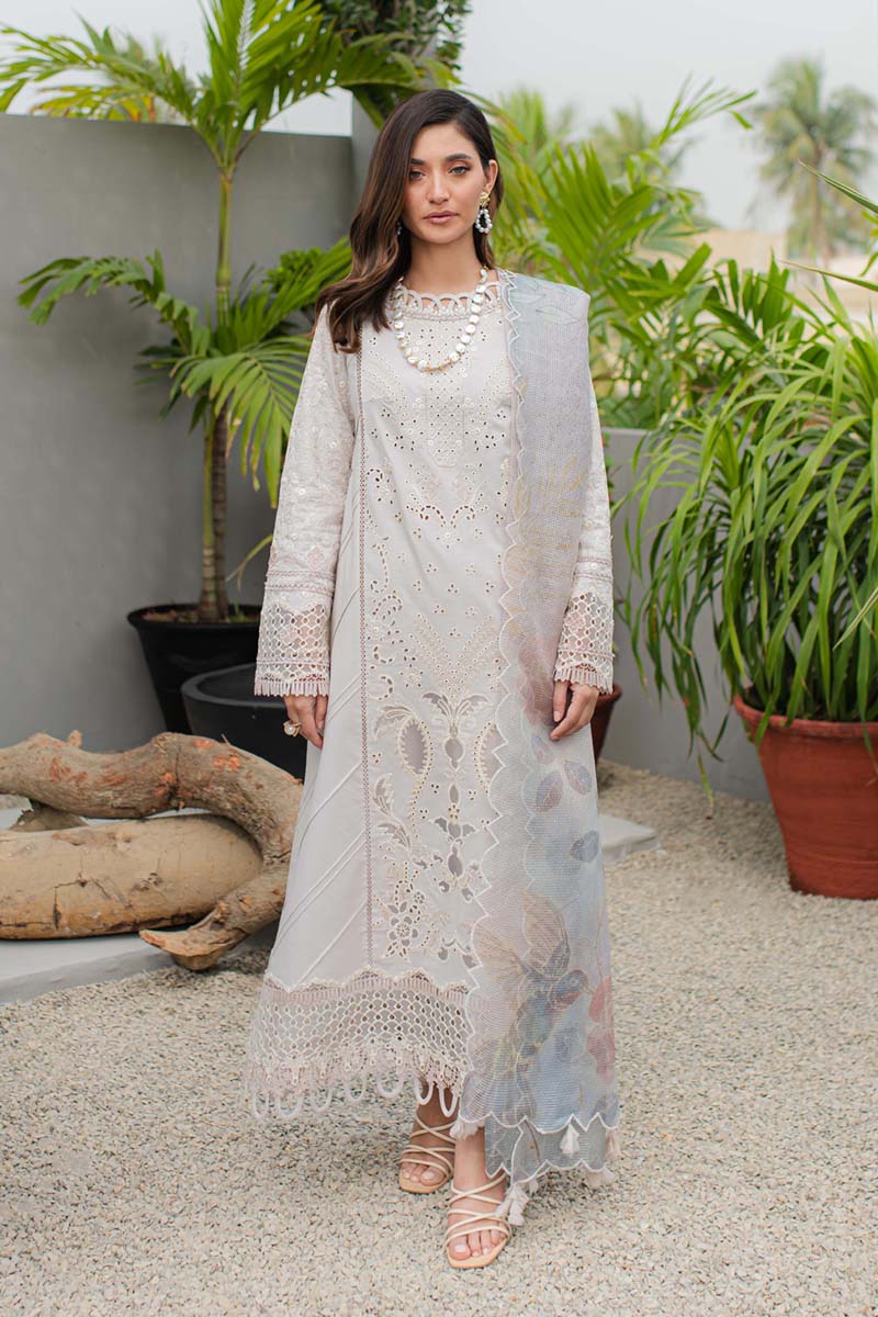 Qalamkar | Q Line Lawn Collection | JK-08 AURELIA