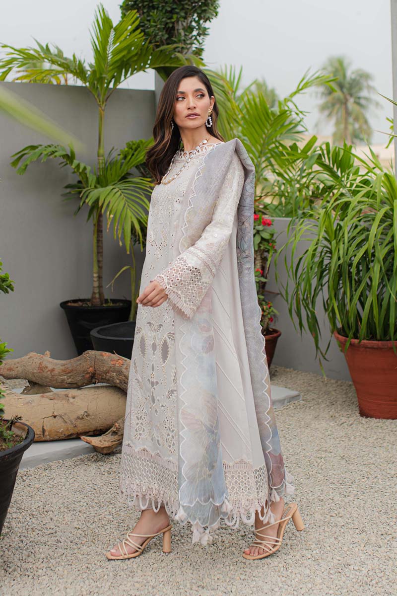 Qalamkar | Q Line Lawn Collection | JK-08 AURELIA