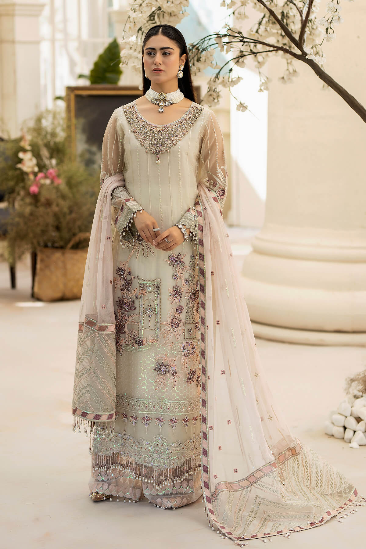 Raeesa Premium | Dehleez Formals | DL-1018 Mehtaab -  Raeesa Premium Formal - Original Designer Dress - House of Maryam