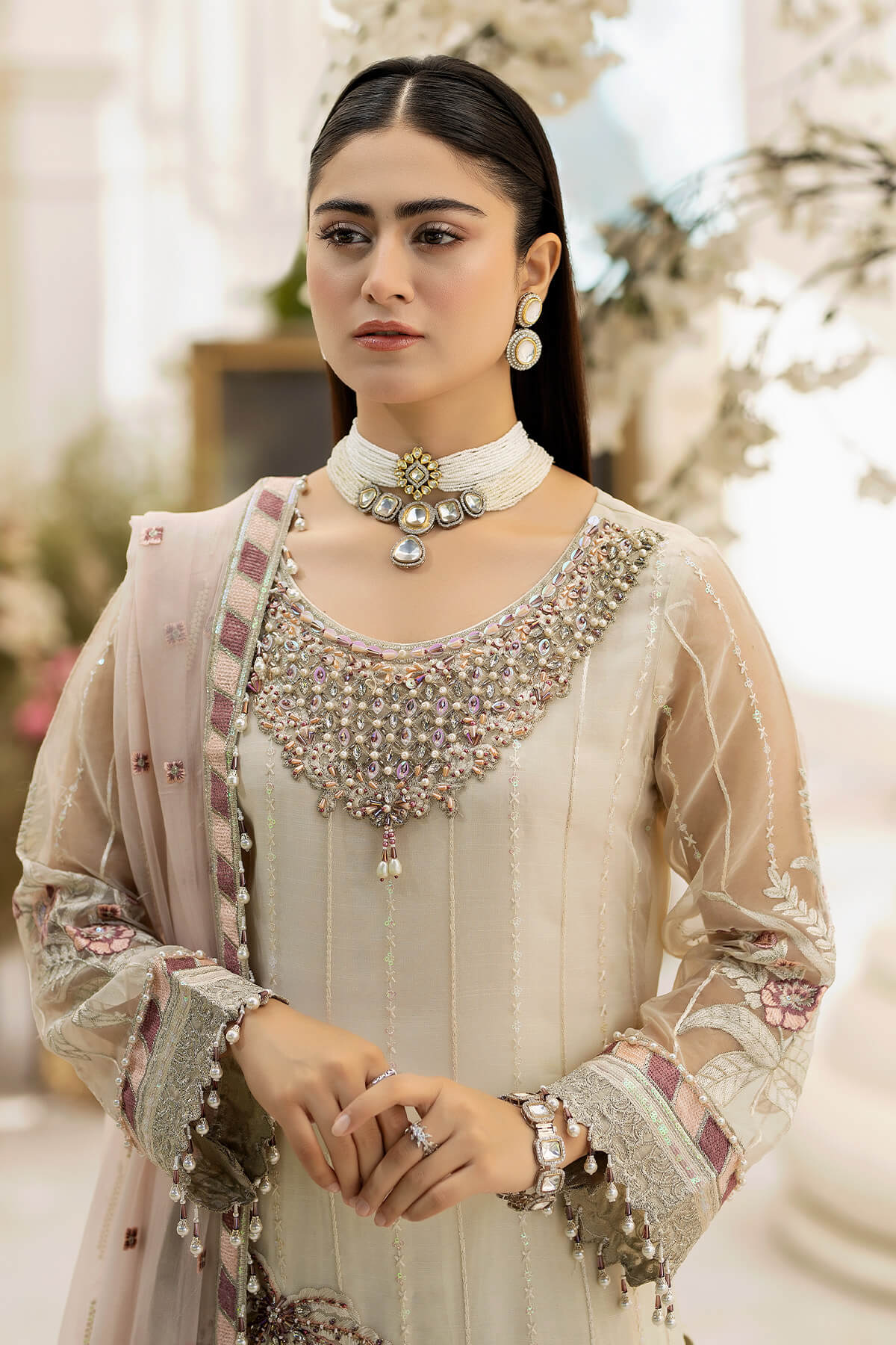 Raeesa Premium | Dehleez Formals | DL-1018 Mehtaab -  Raeesa Premium Formal - Original Designer Dress - House of Maryam