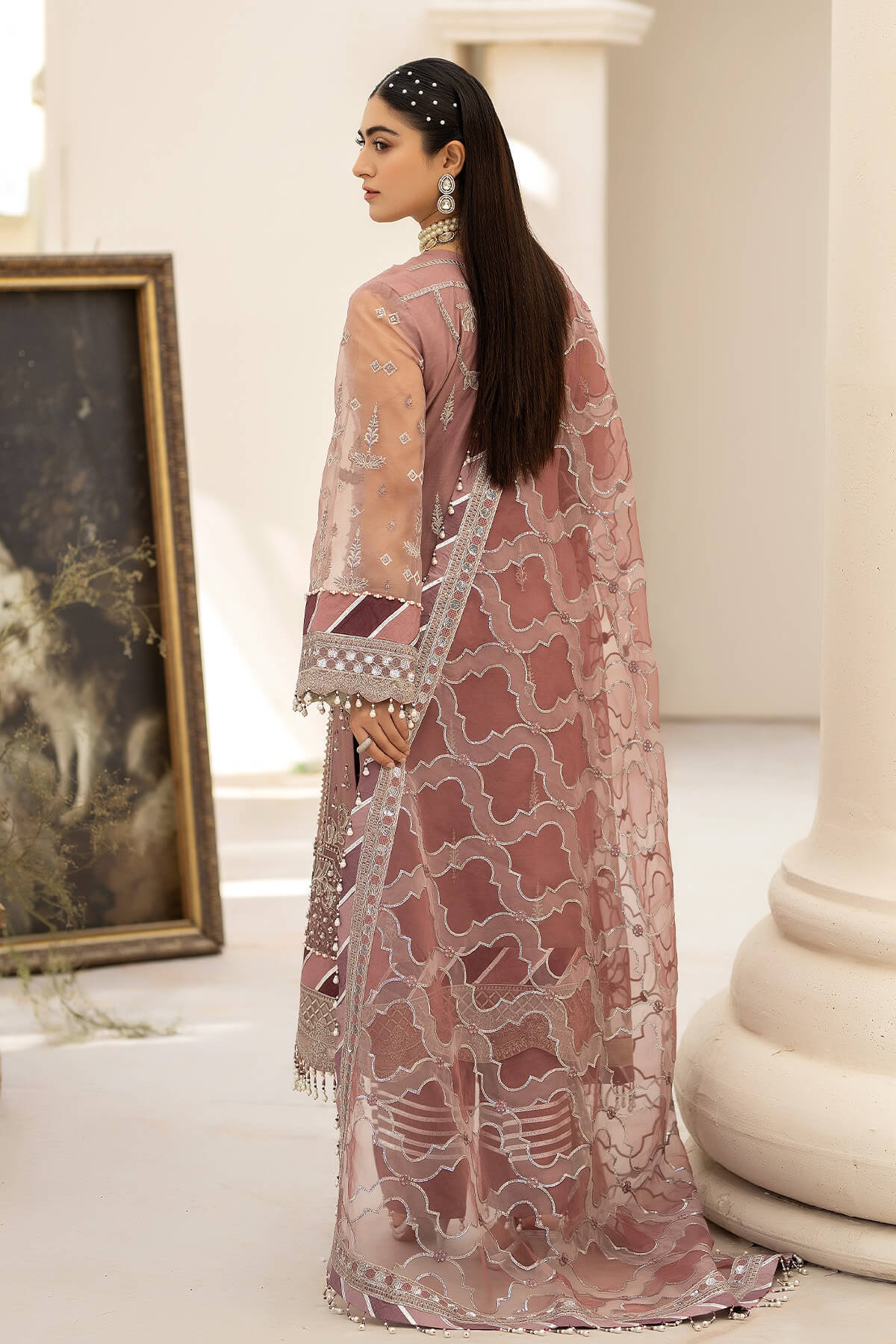 Raeesa Premium | Dehleez Formals | DL-1012 Persian Jewel -  Raeesa Premium Formal - Original Designer Dress - House of Maryam