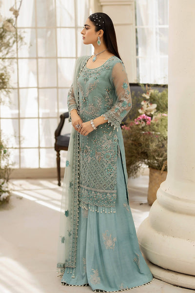 Raeesa Premium | Dehleez Formals | DL-1013 Caribbean Coast -  Raeesa Premium Formal - Original Designer Dress - House of Maryam