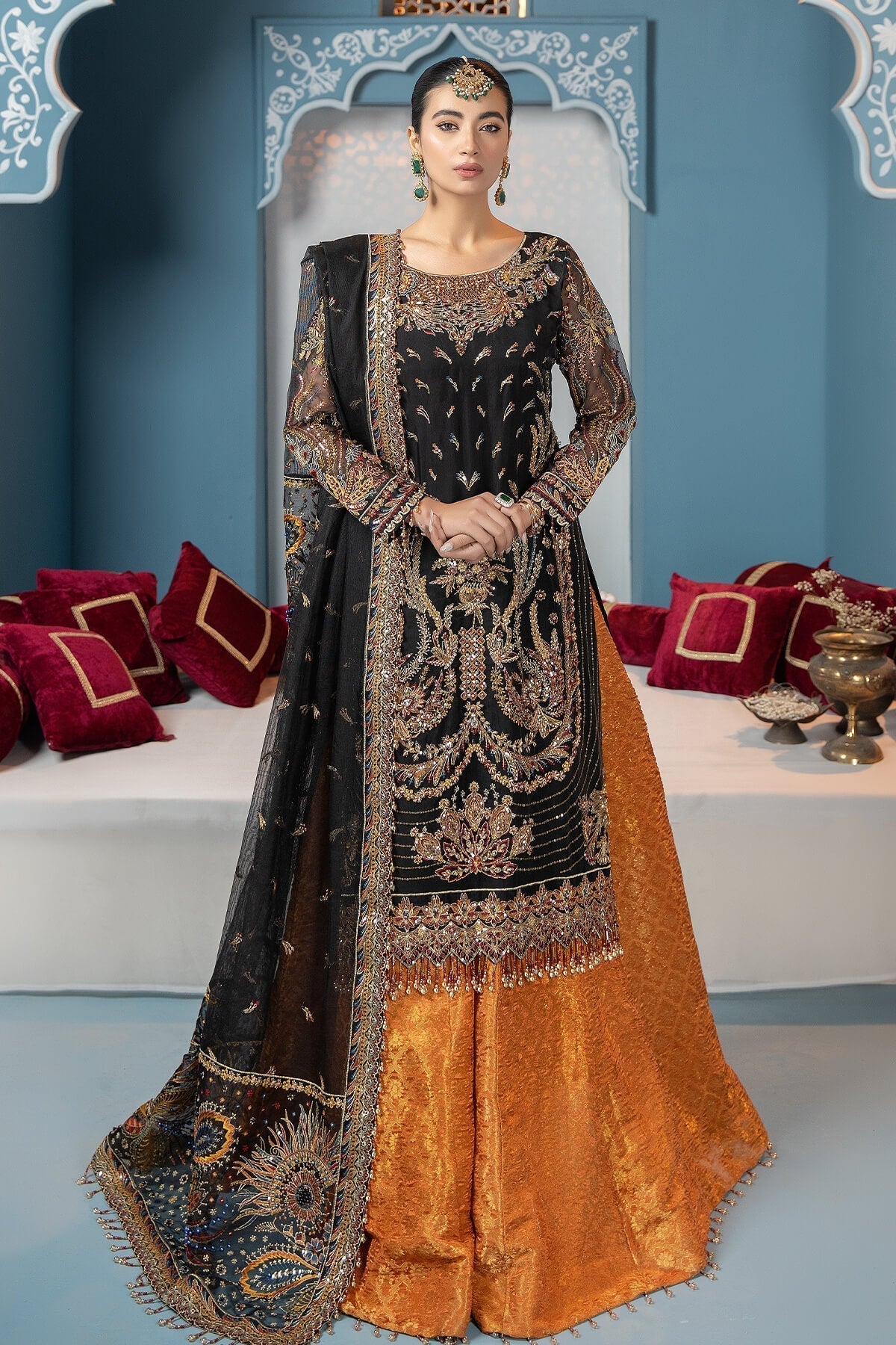 Raeesa Premium | LUXURY COLLECTION 23 | HU-2006 by Designer Raeesa Premium - House of Maryam - Pakistani Designer Ethnic Wear in {{ shop.shopifyCountryName }}