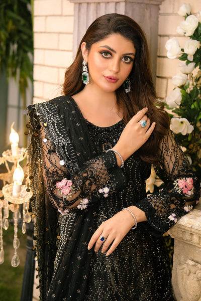 Raeesa Premium | Wajadan Wedding Formals | WD-3 Metal Black -  Raeesa Premium Bridal - Original Designer Dress - House of Maryam