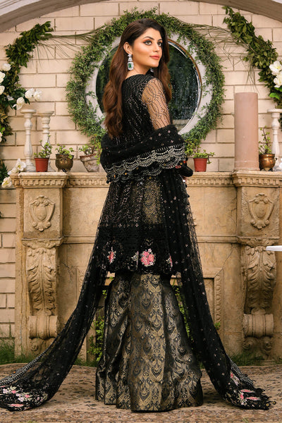 Raeesa Premium | Wajadan Wedding Formals | WD-3 Metal Black -  Raeesa Premium Bridal - Original Designer Dress - House of Maryam