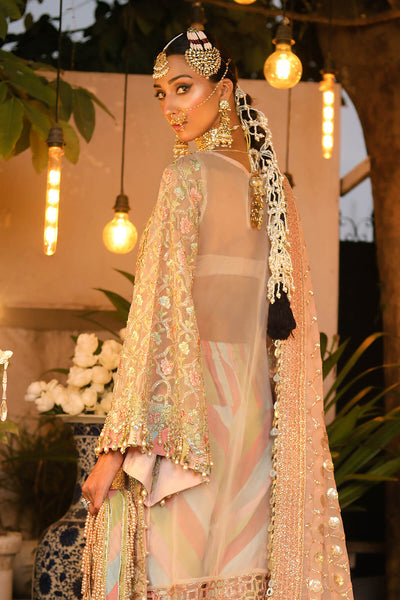 Raeesa Premium | Wajadan Wedding Formals | WD-6 Powder Peach -  Raeesa Premium Bridal - Original Designer Dress - House of Maryam