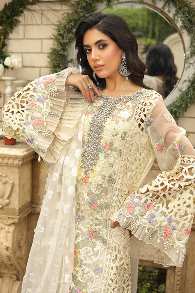 Raeesa Premium | Wajadan Wedding Formals | WD-8 Ivory -  Raeesa Premium Bridal - Original Designer Dress - House of Maryam