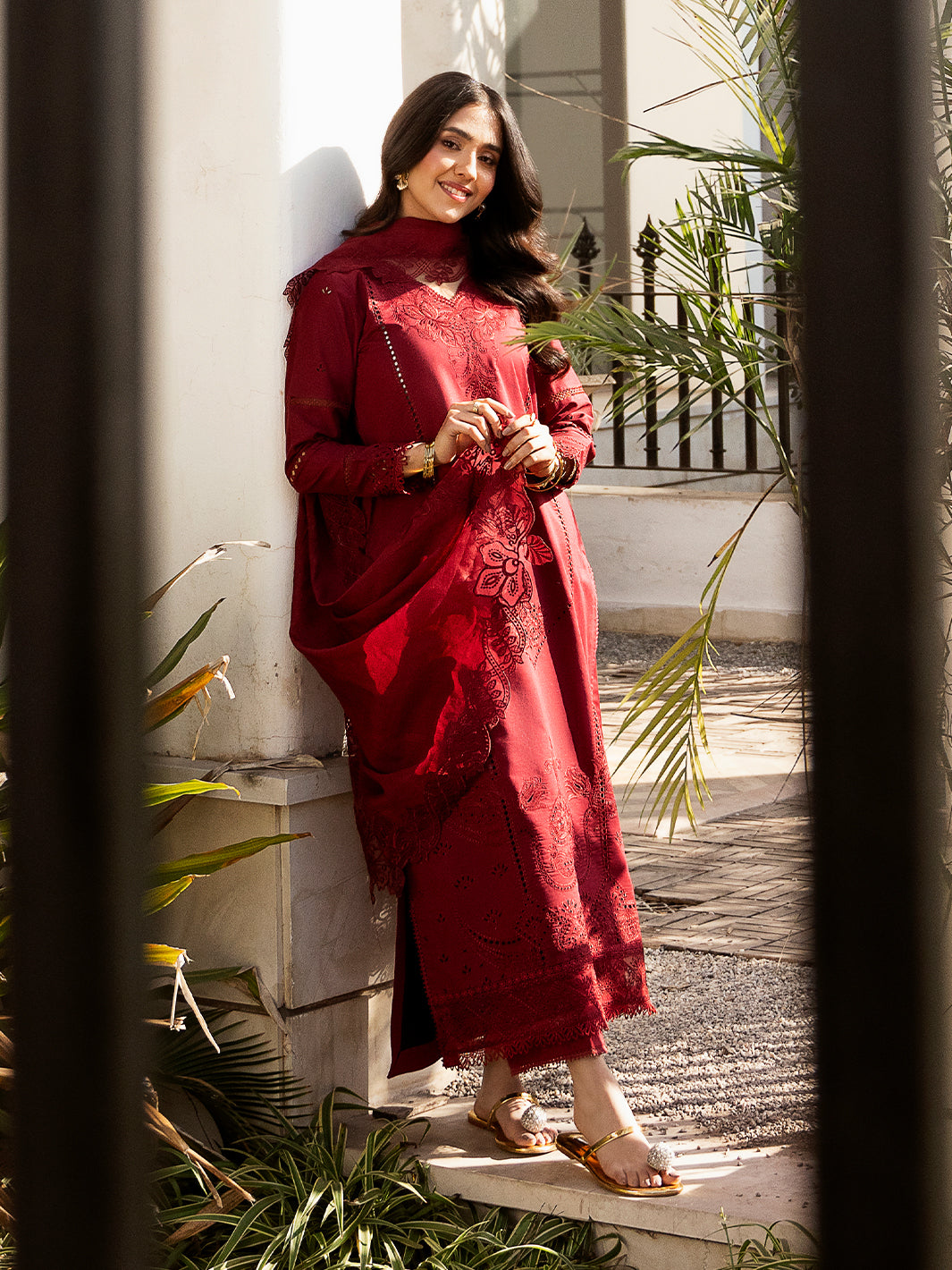 Izel | Mahveen Festive Lawn 25 | RAHMA -  Izel Ladies Clothes - Original Designer Dress - House of Maryam