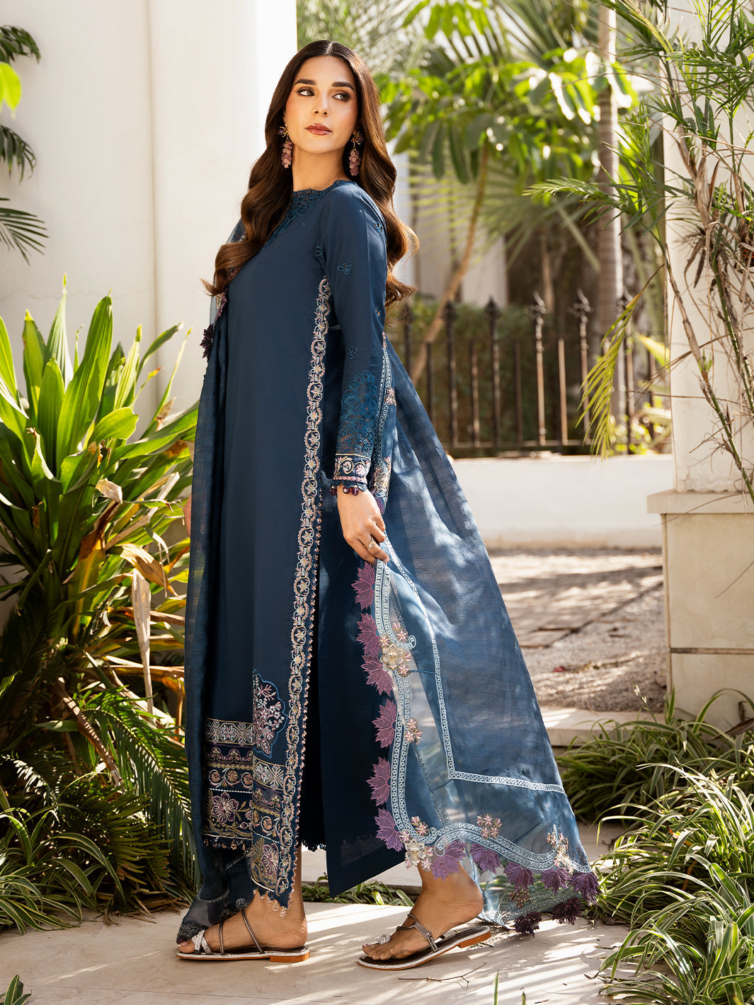 Izel | Mahveen Festive Lawn 25 | RAISA -  Izel Ladies Clothes - Original Designer Dress - House of Maryam