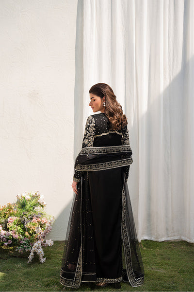 Raja Salahuddin | Love in Bloom | Black Lady -  Raja Salahuddin Formal - Original Designer Dress - House of Maryam