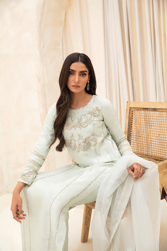 Raja Salahuddin | The Wishlist | PEPPERMINT -  Raja Salahuddin Formal - Original Designer Dress - House of Maryam