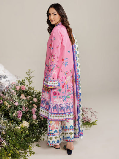 Rajbari | Amal Summer Prints Exclusive | Amal Summer Prints - 01-Brand:Rajbari-Type:Ladies Clothes-Pink-Lawn-House of Maryam- Buy in UK, USA