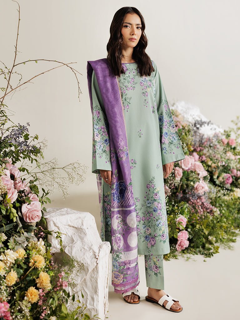 Rajbari | Amal Summer Prints Exclusive | Amal Summer Prints - 02-Brand:Rajbari-Type:Ladies Clothes-Gray-Lawn-House of Maryam- Buy in UK, USA