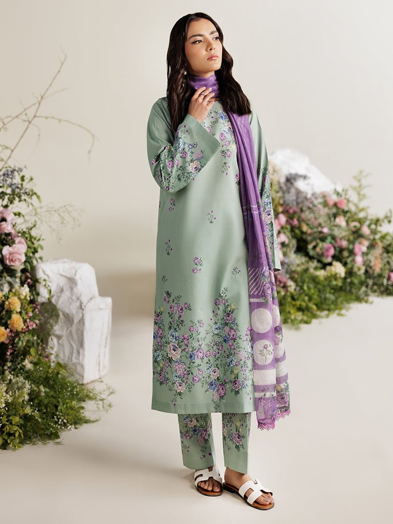 Rajbari | Amal Summer Prints Exclusive | Amal Summer Prints - 02-Brand:Rajbari-Type:Ladies Clothes-Gray-Lawn-House of Maryam- Buy in UK, USA