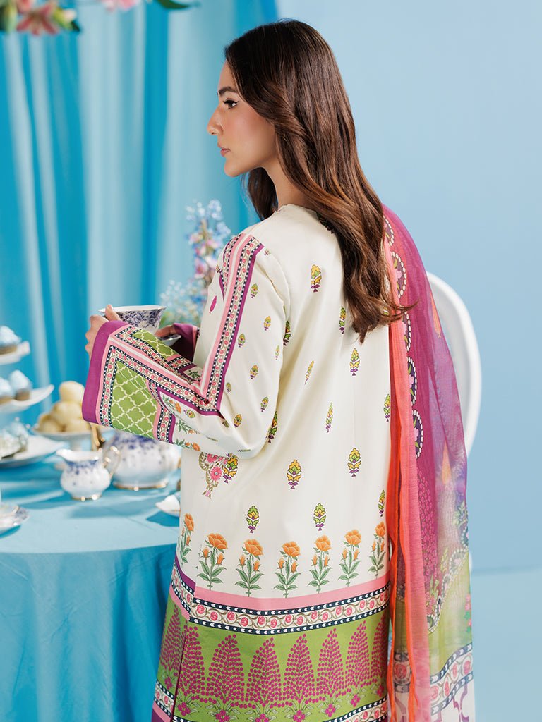 Rajbari | Amal Summer Prints Exclusive | Amal Summer Prints - 04-Brand:Rajbari-Type:Ladies Clothes-White-Lawn-House of Maryam- Buy in UK, USA