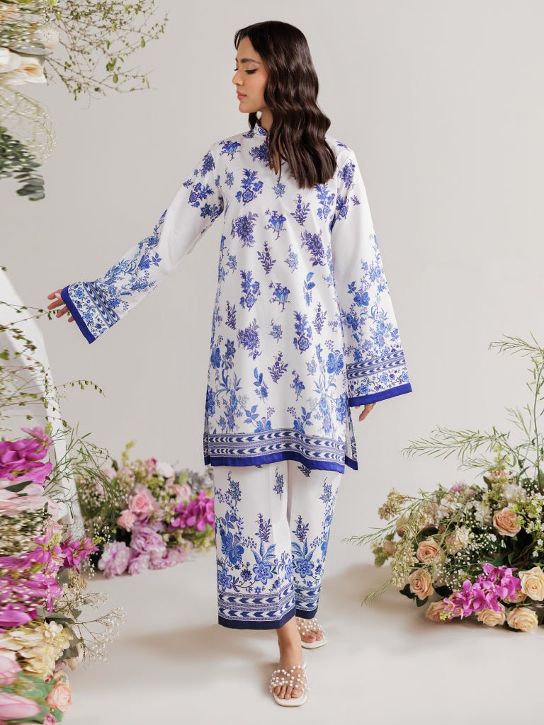 Rajbari | Amal Summer Prints Exclusive | Amal Summer Prints - 12-Brand:Rajbari-Type:Ladies Clothes-White-Lawn-House of Maryam- Buy in UK, USA