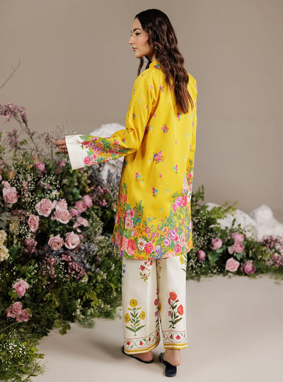 Rajbari | Amal Summer Prints Exclusive | Amal Summer Prints - 14-Brand:Rajbari-Type:Ladies Clothes-Yellow-Lawn-House of Maryam- Buy in UK, USA