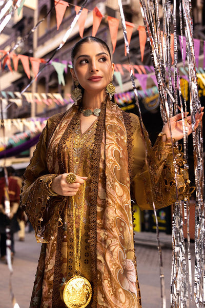 Ramsha | Andaaz Collection | Z-1103-Brand:Ramsha-Type:Ladies Clothes-Rose gold-Lawn-House of Maryam- Buy in UK, USA