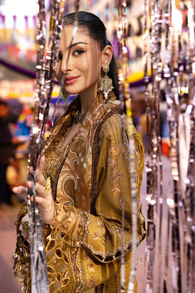 Ramsha | Andaaz Collection | Z-1103-Brand:Ramsha-Type:Ladies Clothes-Rose gold-Lawn-House of Maryam- Buy in UK, USA