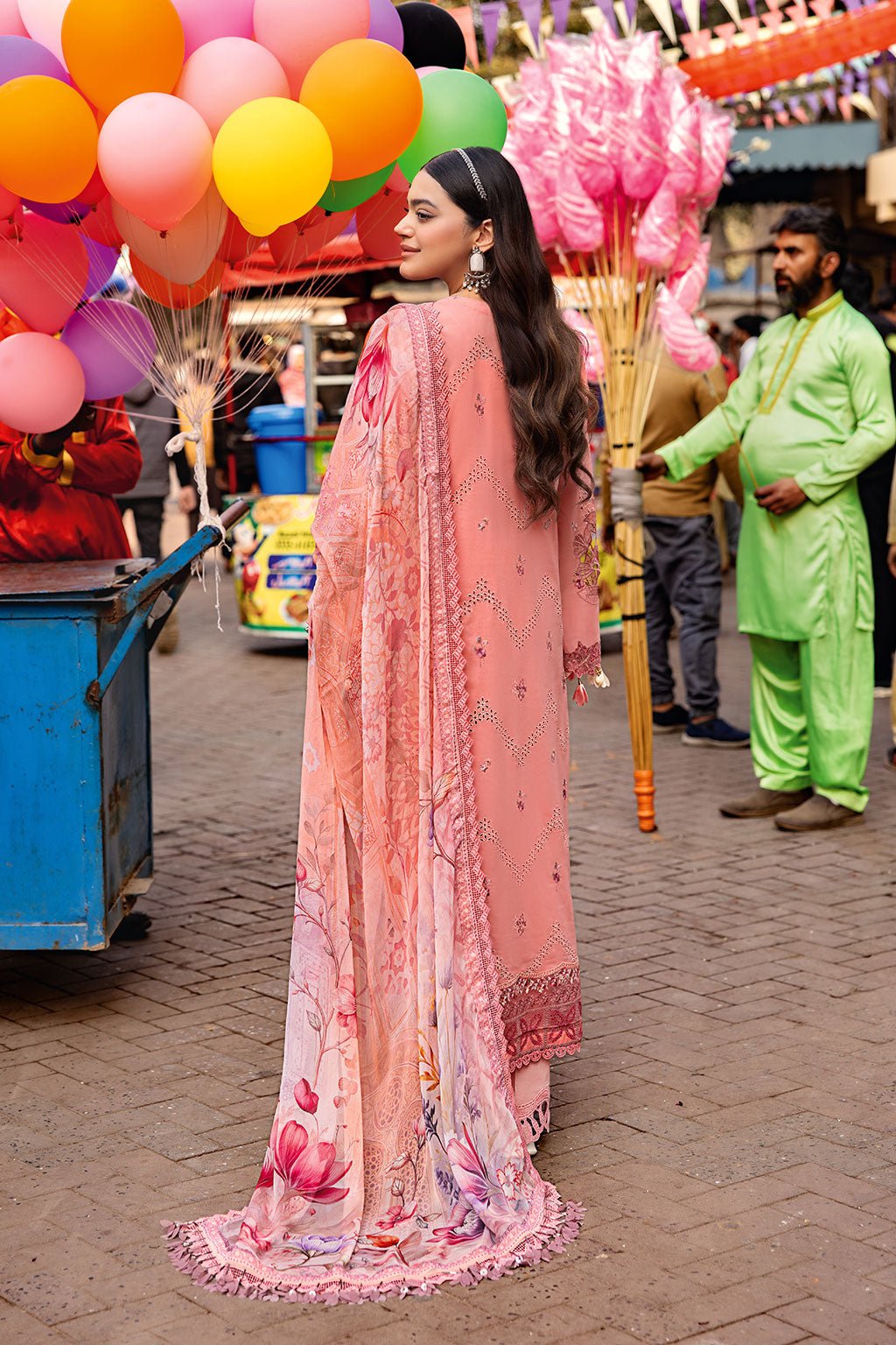 Ramsha | Andaaz Collection | Z-1108-Brand:Ramsha-Type:Ladies Clothes-Pink-Lawn-House of Maryam- Buy in UK, USA