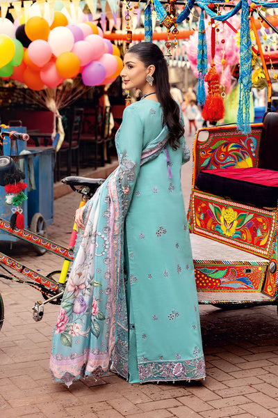 Ramsha | Andaaz Collection | Z-1110-Brand:Ramsha-Type:Ladies Clothes-Lawn-Ice Blue-House of Maryam- Buy in UK, USA