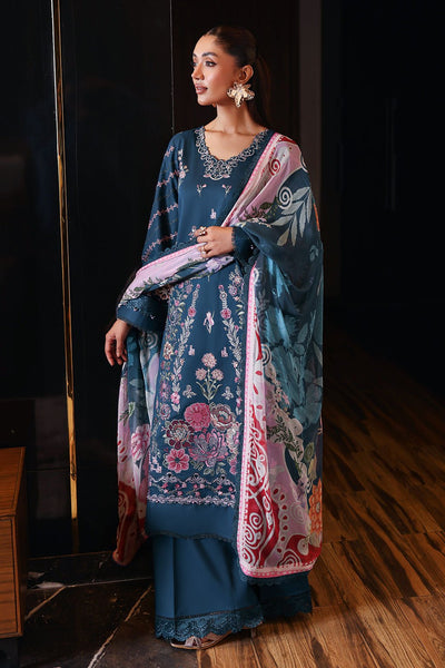 Ramsha | Andaaz Collection | Z-1405-Brand:Ramsha-Type:Ladies Clothes-Zinc Blue-Lawn-House of Maryam- Buy in UK, USA