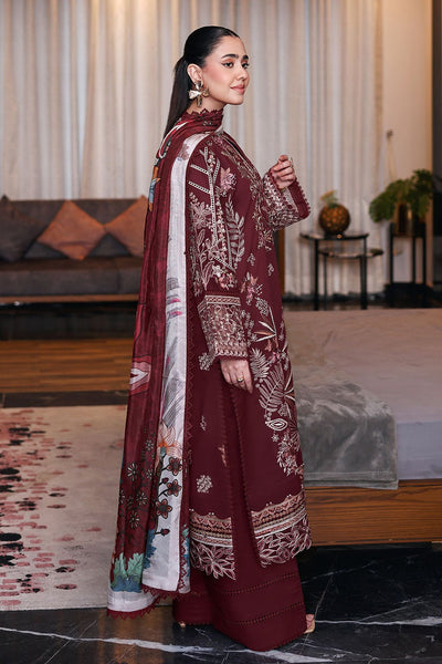 Ramsha | Andaaz Collection | Z-1406-Brand:Ramsha-Type:Ladies Clothes-Dark Maroon-Lawn-House of Maryam- Buy in UK, USA