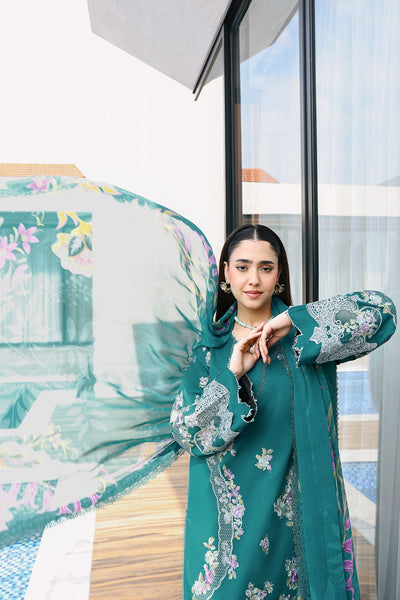 Ramsha | Andaaz Collection | Z-1410-Brand:Ramsha-Type:Ladies Clothes-Teal-Lawn-House of Maryam- Buy in UK, USA