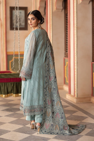 Ramsha | Dastan Formals | T-302-Brand:Ramsha-Type:Ladies Clothes-Gray-Chiffon-House of Maryam- Buy in UK, USA