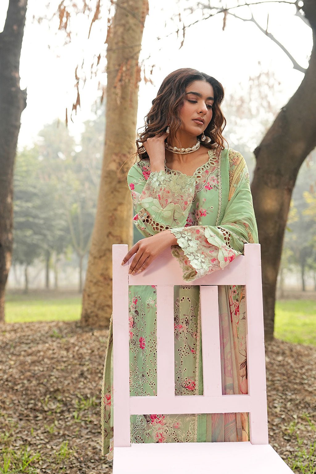 Ramsha | Dhanak Summers | DH-101-Brand:Ramsha-Type:Ladies Clothes-Pastel Mint-Lawn-House of Maryam- Buy in UK, USA