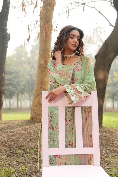 Ramsha | Dhanak Summers | DH-101-Brand:Ramsha-Type:Ladies Clothes-Pastel Mint-Lawn-House of Maryam- Buy in UK, USA