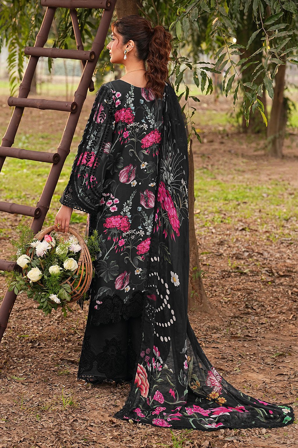 Ramsha | Dhanak Summers | DH-102-Brand:Ramsha-Type:Ladies Clothes-Black-Lawn-House of Maryam- Buy in UK, USA