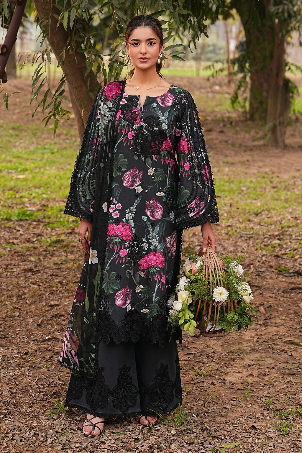Ramsha | Dhanak Summers | DH-102-Brand:Ramsha-Type:Ladies Clothes-Black-Lawn-House of Maryam- Buy in UK, USA