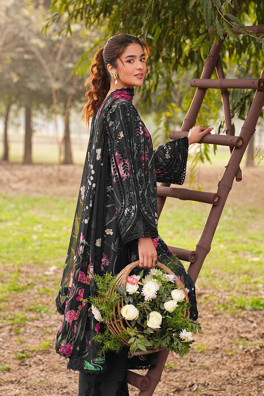 Ramsha | Dhanak Summers | DH-102-Brand:Ramsha-Type:Ladies Clothes-Black-Lawn-House of Maryam- Buy in UK, USA