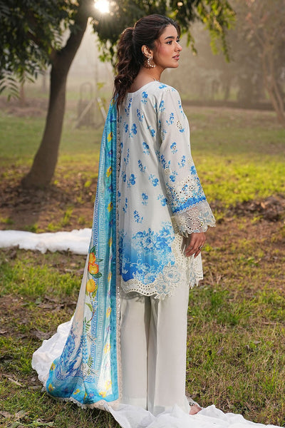 Ramsha | Dhanak Summers | DH-103-Brand:Ramsha-Type:Ladies Clothes-Off White-Lawn-House of Maryam- Buy in UK, USA