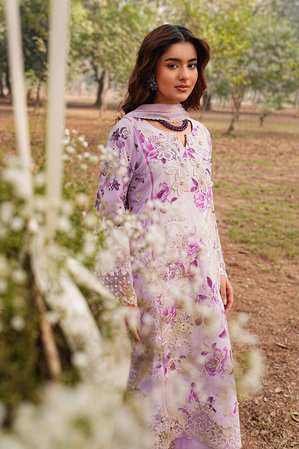 Ramsha | Dhanak Summers | DH-104-Brand:Ramsha-Type:Ladies Clothes-Lilac-Lawn-House of Maryam- Buy in UK, USA