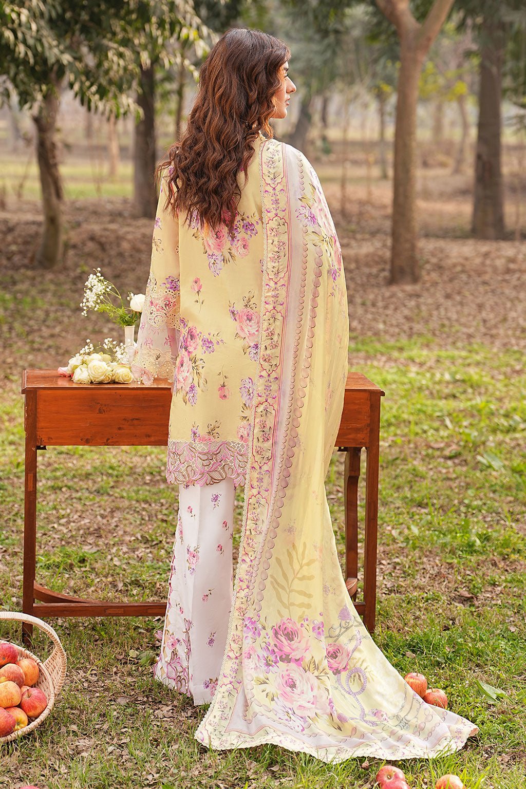 Ramsha | Dhanak Summers | DH-105-Brand:Ramsha-Type:Ladies Clothes-Dust Yellow-Lawn-House of Maryam- Buy in UK, USA