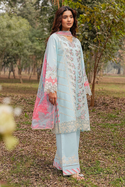 Ramsha | Dhanak Summers | DH-106-Brand:Ramsha-Type:Ladies Clothes-Sky Blue-Lawn-House of Maryam- Buy in UK, USA