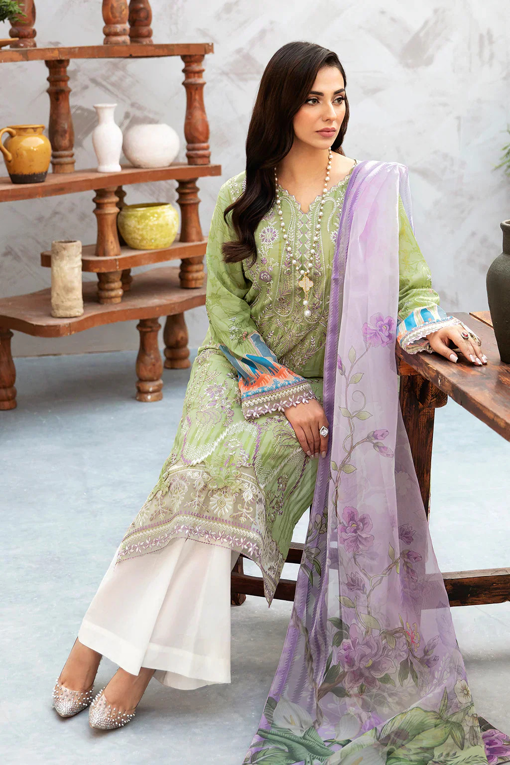 Ramsha | Ghazal Lawn 24 | L-904 -  Ramsha Casuals - Original Designer Dress - House of Maryam