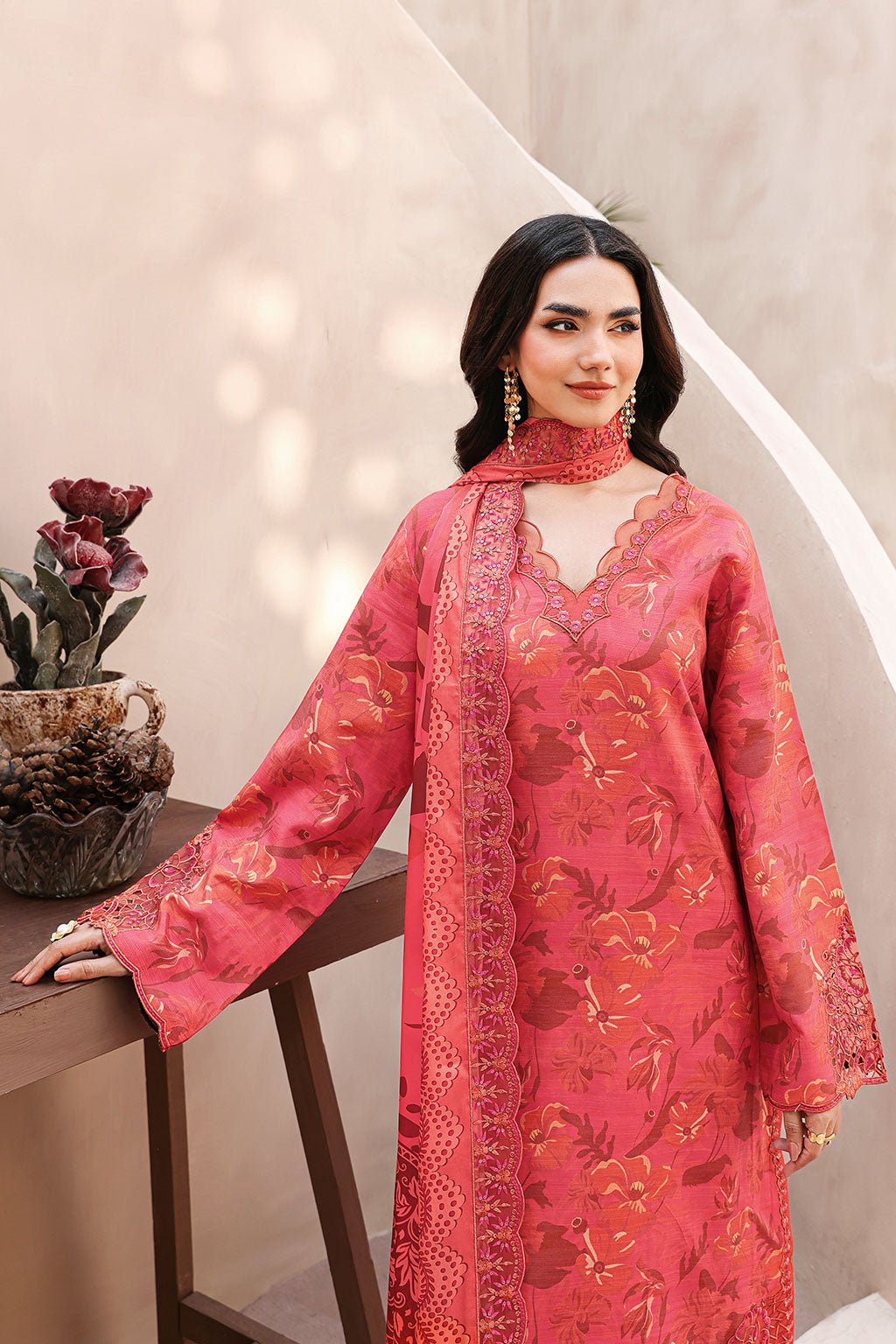 Ramsha | Naqsh Embroidered Rawsilk | RS-06, image 4