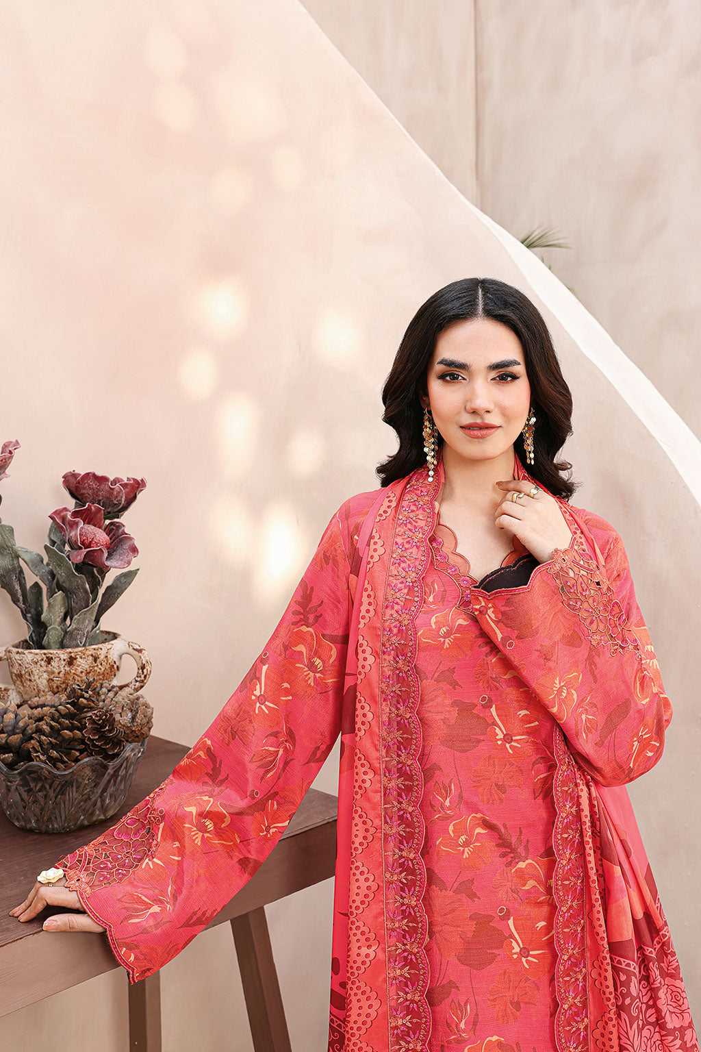 Ramsha | Naqsh Embroidered Rawsilk | RS-06, image 3