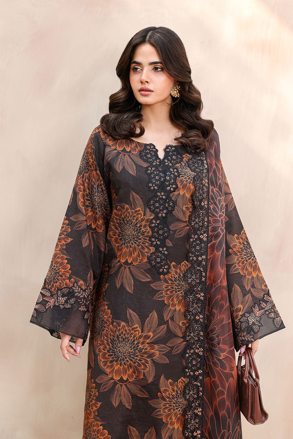 Ramsha | Naqsh Embroidered Rawsilk | RS-02, image 3